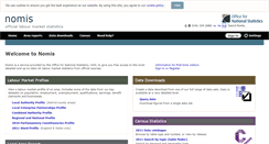 Desktop Screenshot of nomisweb.co.uk